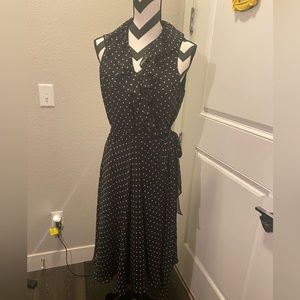 Ralph Lauren polka dot wrap dress
